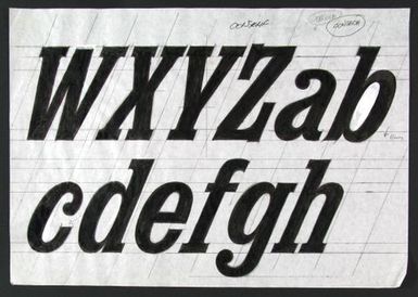 Churchward Conserif Normal Italic Sketch