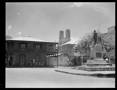 View of the Cenotaph, Noumea, New Caledonia