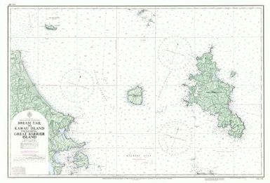 [New Zealand hydrographic charts]: New Zealand. North Island - East Coast. Bream Tail to Kawau Island including Great Barrier Island. (Sheet 522)
