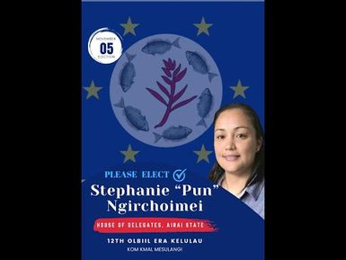 DECLARATION - STEPHANIE "PUN" NGIRCHOIMEI for AIRAI STATE DELEGATE 2024 (13AUG24)
