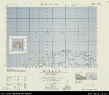 Solomon Islands, Russell Islands, Kobiloko Island, Series: X713, Sheet 7631 III, 1960, 1:50 000