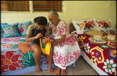 Mareta Matamua and great-grandaughter Nastashjia