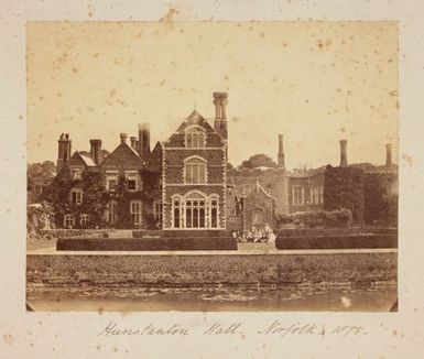 Hunstanton Hall, Norfolk. From the album: Views of New Zealand Scenery/Views of England, N. America, Hawaii and N.Z.