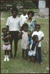 Sale 'Oirukua and wife Katherine Abunai'a and children at Gounaabusu, SSEC village by Sinalagu Harbour