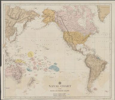 Naval chart of the Pacific and western Atlantic / Hydrographic Office, U.S. Navy