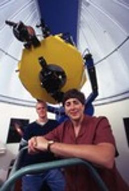 Students at the Keck Observatory in Hawaii.