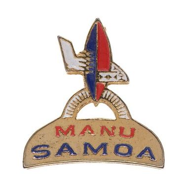 'Manu Samoa' rugby lapel pin