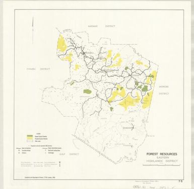 Forest resources: Eastern Highlands District (Sheet 7.3)