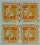 Stamps: New Zealand - Rarotonga Two Pence