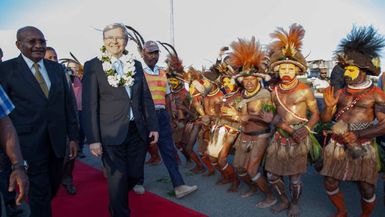 Rudd in PNG: Health and safety at the forefront