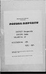 Patrol Reports. Bougainville District, Kieta, 1970 - 1971