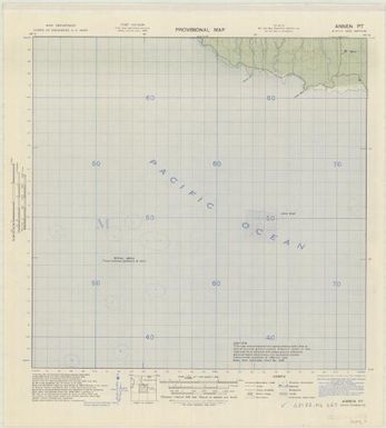 New Britain, provisional map (Annen Pt)