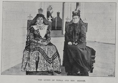 The Queen of Tonga and Mrs Richard Seddon
