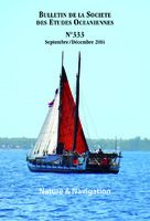 Bulletin de la Société des Études Océaniennes numéro 333