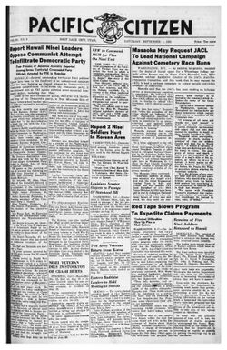 The Pacific Citizen, Vol. 33 No. 8 (September 1, 1951)