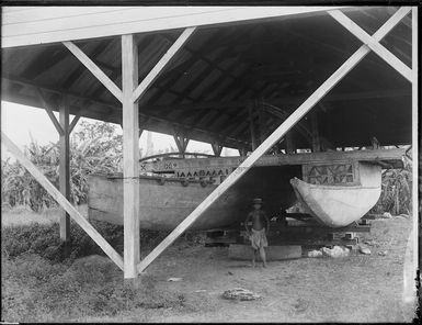 Pacific island canoe