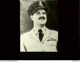 Portrait of 82 Squadron Leader Bruce Barton “Barney” Cresswell, commanding
Officer of No 76 Squadron RAAF. Cresswell was killed on 17 April, 1942 while flying a 75 Squadron
aircraft on an early ..