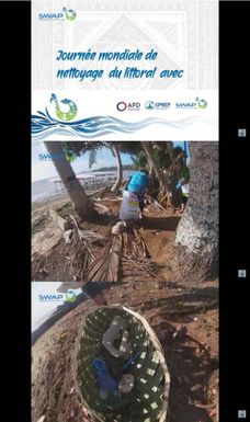 Journée Internationale de nettoyage du littoral 2021:Action par l’association Vaitupu de Wallis