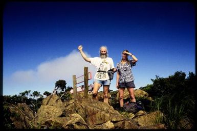 Viv & Tony Whitaker on summit, 1618 m