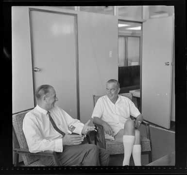 Two unidentified men, Nadi Airport, Fiji