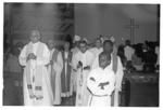 Celebration of the Eucharist at the Roman Catholic Cathedral, Port Vila, by the Cepac Bishop (conference of the Roman Catholic Bishops of the Pacific), after meeting in Vila.