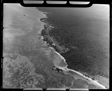 Upolu, Samoa, showing coastline