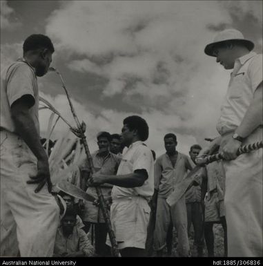 Officers instructing Farmers