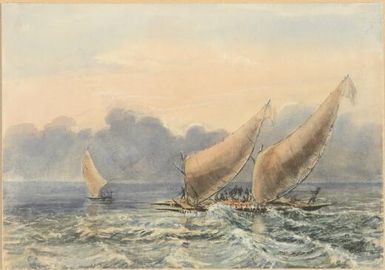 Canoes of New Caledonia / James Elphinstone Erskine