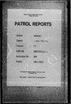 Patrol Reports. Western District, Lake Murray, 1964 - 1965