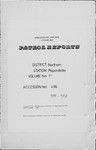 Patrol Reports. Northern District, Popondetta, 1961 - 1962