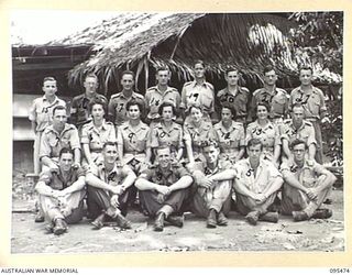 LAE AREA, NEW GUINEA, 1945-08-23. MEMBERS OF INTELLIGENCE CORPS, HEADQUARTERS FIRST ARMY