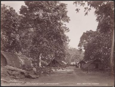 The village of Leha, Ureparapara, Banks Islands, 1906 / J.W. Beattie