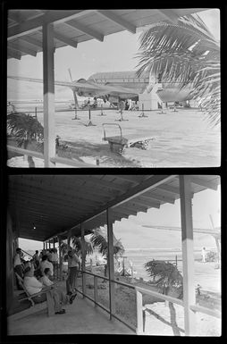 Republic of Kiribati, Canton Island, airport scenes