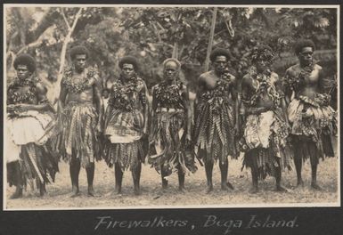 Firewalkers on Beqa Island, May 1929