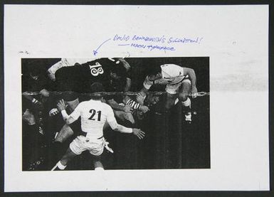 Photograph of a Rugby Game