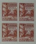 Stamps: Samoan One and a Half Pence