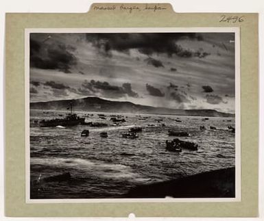 Mass Attack of Landing Barges on Saipan