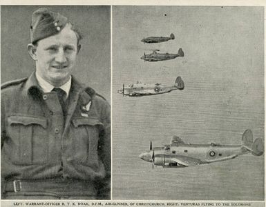 New Zealand airmen and aircraft in the South Pacific