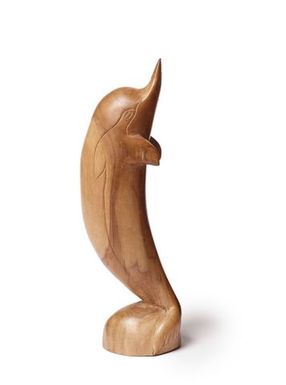 Dolphin carving