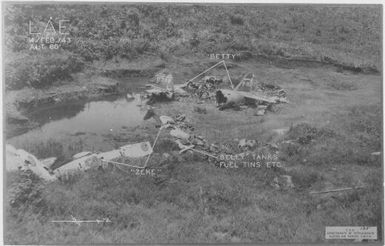 [Aerial photographs relating to the Japanese occupation of Lae, Papua New Guinea, 1943] (74)