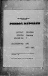 Patrol Reports. Central District, Bereina, 1963-1964