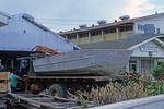 Office of Tokelau Affairs (OTA) and cargo shed in Savalalo, Apia. Departure of the vessel for Tokelau is eminent.