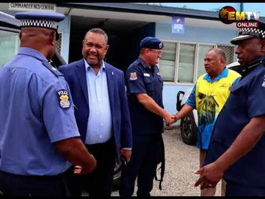 CENTRAL POLICE RECIEVES VEHICLE
