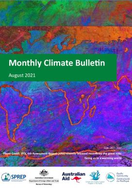 COSPPac Monthly Climate Bulletin, August 2021.