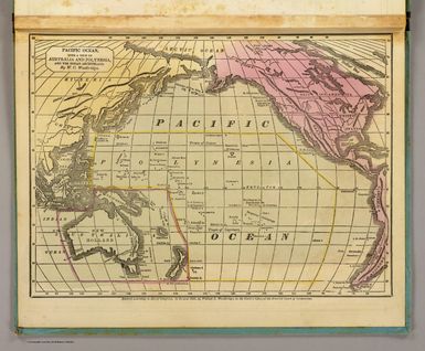 Pacific Ocean, with a view of Australia and Polynesia, and the Indian Archipelago. By W.C. Woodbridge ... Entered ... 1831, by William C. Woodbridge ... Connecticut. (1837?)