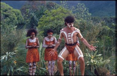 Aboriginal ceremonial dancers, Sixth Festival of Pacific Arts