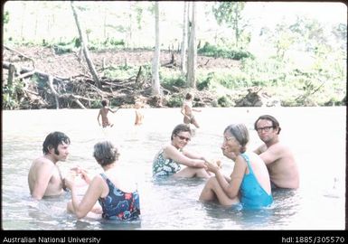 Cooling off in the water