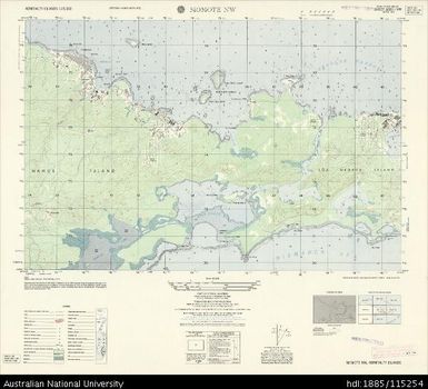 Papua New Guinea, Admiralty Islands, Momote NW, Series: AMS T893, Sheet 3650 I NW, 1:25 000, 1959