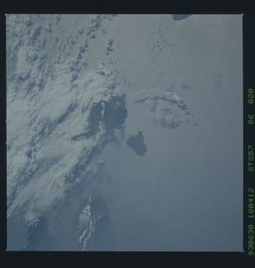 STS057-86-020 - STS-057 - Earth observations during STS-57