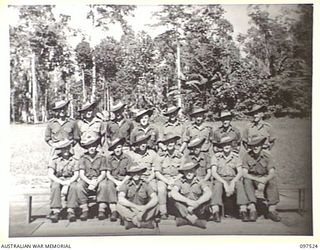 TOROKINA, BOUGAINVILLE. 1945-10-05. MEMBERS OF 14 PLATOON, C COMPANY, 57/60 INFANTRY BATTALION, 15 INFANTRY BRIGADE
